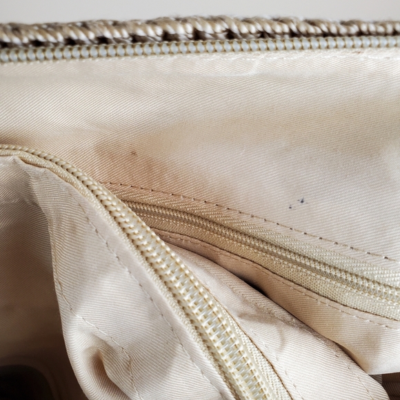 The Sak Crochet Casual Classics Large Tote Bag w/Pink Flower Charm - Picture 13 of 15